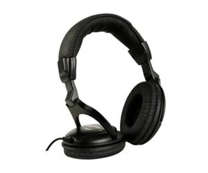 Velleman Casque stéréo numérique, Bandeau Robuste Ajustable, Haut-Parleur Dynamique Ø 40 mm, Plage de fréquences 20-20000 Hz, Parfait pour Les DJ, câble de 2 m, 185 g, Noir