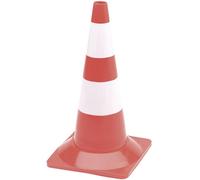 Perel Tools – Cône Rouge/Blanc 50 cm