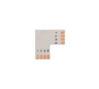 Connecteur pcb flexible - forme l - 10 mm - couleur rvb velleman lcon21 Incolore