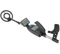 Velleman Détecteur de métaux avec Bobine de Recherche étanche de 22 cm, Profondeur de détection Jusqu’à 27 cm, écran LCD, sensibilité et Discrimination réglables, Prise Casque, pour Plage et Jardin