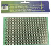 Velleman Eurocard 100 x 160 mm – type ligne complet, simple face, DIN41612/41617, époxy FR-4, vert