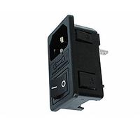 Velleman EMBASE MALE CLIPSABLE POUR CHASSIS - AVEC INTERRUPTEUR & PORTE-FUSIBLE