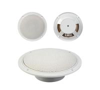 Jeu De 2 Haut-Parleurs Coniques 5 pouces Avec Grilles & Résistant A L'eau 80w / 8 Ohm (1 Paire)