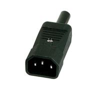 Velleman Fiche male droite- pour cordon - 10A