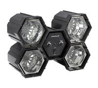 Velleman Jeu DE Lumiere CHENILLARD MODULAIRE MODULATEUR 4 Spots A LED 4 x 47 LEDs
