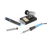 Velleman Kit de soudage, fer à souder 25 W, pompe à dessouder, support pour fer à souder, étain à souder