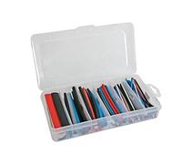 Velleman Lot de gaines thermo-rétractables Multicolore 10 cm - 170 pcs - Coffret de rangement