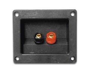Velleman LSC3G Bornier Pour Enceinte - Rectangulaire - Dore