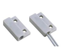 Velleman Mini contact magnétique - Interrupteur à lame NC, connexion par fil, blanc
