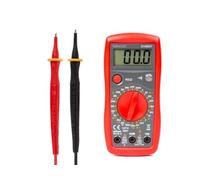 Velleman Multimètre numérique, pour la mesure de courant CA/CC, tension CA/CC, résistance, diodes et continuité, avec cordons de mesure