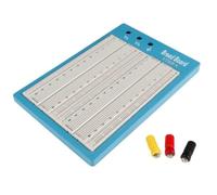 Velleman Platine d'expérimentation, sans Soudure, 1680 Contacts, Compatible avec Arduino, ABS, Gris