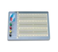 Velleman Platine d'expérimentation, sans soudure, 2420 contacts, compatible avec Arduino, ABS, gris