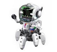 Velleman Robot éducatif Tobbie II avec Micro:bit, kit STEM programmable avec capteurs et Moteur, apprenez la Programmation avec ce Robot interactif pour Adolescents et Adultes, Fonctionne sur Piles