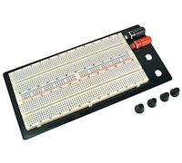 Velleman SDTP006 Platine d'expérimentation sans soudure de grade 1 à 12, 0,8 cm de hauteur, 10 cm de large, 21 cm de longueur, plastique ABS, 1460 points de liaison
