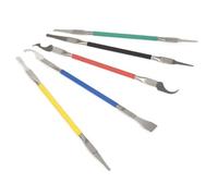 Velleman Set d'accessoires de soudage de qualité supérieure, double face, acier inoxydable léger, 5 pièces