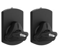 Velleman Support Mural Universel pour Haut-parleurs, Plaque Murale coulissante, capacité de Charge de 8 kg, Rotation de 360°, Inclinaison de 30° dans Toutes Les Directions, 4 Options de Montage, ABS,