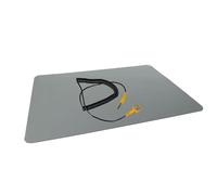 Velleman Tapis de Soudure Antistatique ESD avec câble de Mise à la Terre, Tapis de réparation en Silicone Souple, Tapis à souder résistant à la Chaleur, 1000 x 700 mm, Gris