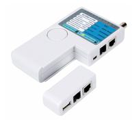 Velleman Testeur de câbles USB et réseau 5 en 1 blanc VTLAN7