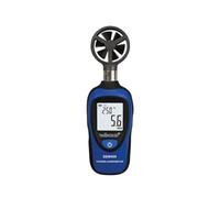 Velleman Thermomètre-anémomètre numérique mini, vitesse du vent, température, écran lcd, extinction automatique