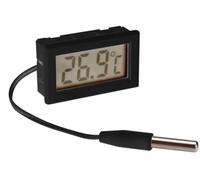 Velleman Thermomètre numérique encastrable, grand affichage, boîtier ABS, -50-100 °C, facile à lire