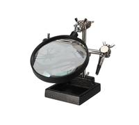 Velleman Troisième main avec loupe, parfaite pour souder, bricoler et réparer