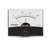Velleman Voltmètre analogique, à panneau, pour tension CA 0-300 V, avec zéro mécanique réglable, 60 mm x 47 mm