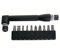 Velleman VTTS2 Lot de 10 tournevis à angle droit Multicolore