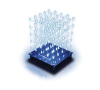 Velleman - Whadda Kit De Soudage Et Programmation éducatif, Cube Led 3d, 125 Led Rouges, 5 X 5 X 5