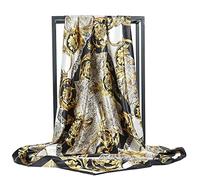 VELLETTE Femme Soie Foulard Écharpe Foulard Carré Satiné Echarpes Fichus et Foulards de tête