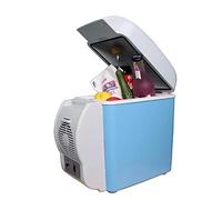 VELLOW 7.5L Mini Réfrigérateur De Voiture Portable Électrique Réfrigérateur Refroidisseur Été Réfrigération Frais Garder Au Chaud Réfrigérateur en Plein Air Pique-Nique