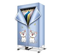 VELLOW Sèche-Linge numérique Pliable Multifonctionnel à Double Couche, sèche-Linge en Acier Inoxydable de Grande capacité à Trois Couches, sèche-Linge, Ventilateur de séchage à ions négatifs