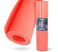 Vellto Tapis De Yoga Entraînement Épais Antidérapant Confortable Isolation Sol pour Gym Pilates Exercices À Domicile Studio Universel pour Étirement Et Rééducation Rouge