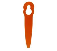 VELLUSTRA 100 x Lames pour Coupe-Herbes Einhell, Bosch, CMI - Lames en Plastique compatibles avec Les Coupe-Herbes Einhell GE-CT 18 LI, GE-CT 18 LI Kit, Bosch ART26 Accutrim, CMI C-ART-10, 8/17