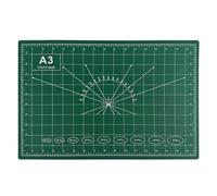 VELLUSTRA Tapis de Decoupe Autocicatrisant A3,45x30CM Tapis Coupe Couture Double Face Vert, Plaque Découpe Cutter, 3 Couches de PVC Recyclable pour Couture, l'artisanat, Les Loisirs Créatifs