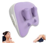 Velmore Pillow Neck & Shoulder Massager, 2025 New Neck & Shoulder Massager, Three Modes and Strengths, Heat, Adjustments, for Necks Relax, 4d Rolling Nodes, Comfort and enjoyment (Purple)