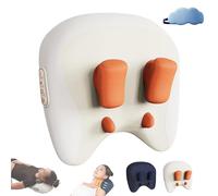 Velmore Pillow Neck & Shoulder Massager, Thermoknead Neck & Shoulder Massager With 4D Rolling Nodes, Three Modes And Strengths, Heat, Adjustments, For Necks Relax (Orange)