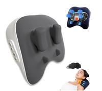 Velmore Pillow Neck & Shoulder Massager, Thermoknead Neck & Shoulder Massager With 4d Rolling Nodes, Three Modes And Strengths, Heat, Adjustments, For Necks Relax (Grey)