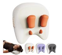 Velmores-Pillow Neck & Shoulder Massager, Velmore 6d Neck Massager With Hot Compress, Three Modes and Strengths for Nape, Shoulder, Legs (White)