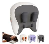 Velmores-Pillow Neck & Shoulder Massager, Velmore 6d Neck Massager With Hot Compress, Three Modes and Strengths for Nape, Shoulder, Legs (Gray)