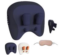 Velmores-Pillow Neck & Shoulder Massager, Velmores 6d Neck Massager with Hot Compress, Three Modes and Strengths, Shoulder, Legs (navy blue)