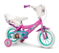 Vélo 12″ Gabby et la Maison magique par Huffy, pour enfant de 3 à 5 ans, rose