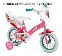 Velo 12 pouces Minnie 3/5 ans Stabilisateur NEW