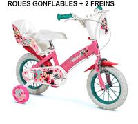 Velo 12 Pouces Minnie 3/5 Ans Stabilisateur New