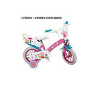 Velo 12 pouces Peppa Pig 3/5 ans Stabilisateur ROSE - guizmax Rose