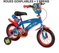 Velo 12 Pouces Spiderman 3/5 Ans Stabilisateur New