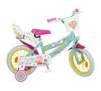 Toimsa Bikes Peppa Pig 14´´ Bike Multicolore 4-5 Years Garçon Blue Marine