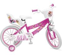 Vélo 14 Pouces Vélo Disney Princess Pour Filles Princes 4 5 6 Ans