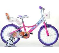 Vélo 14 Winx Enfant Avec Roues Boite Port Poupée Et Garde-Boue Dino Bikes