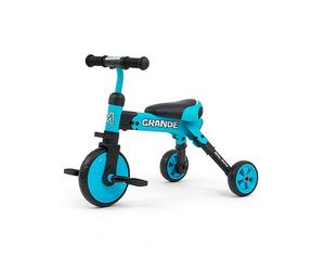 Vélo 2 en 1 Grande Bleu pour Enfants - Ride On Sécurisé et Amusant