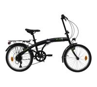 Vélo 20'' Pliant "" KARMA / X-ONE "" équipé de 6 Vitesses avec dérailleur Shimano, garde boue & porte bagages !